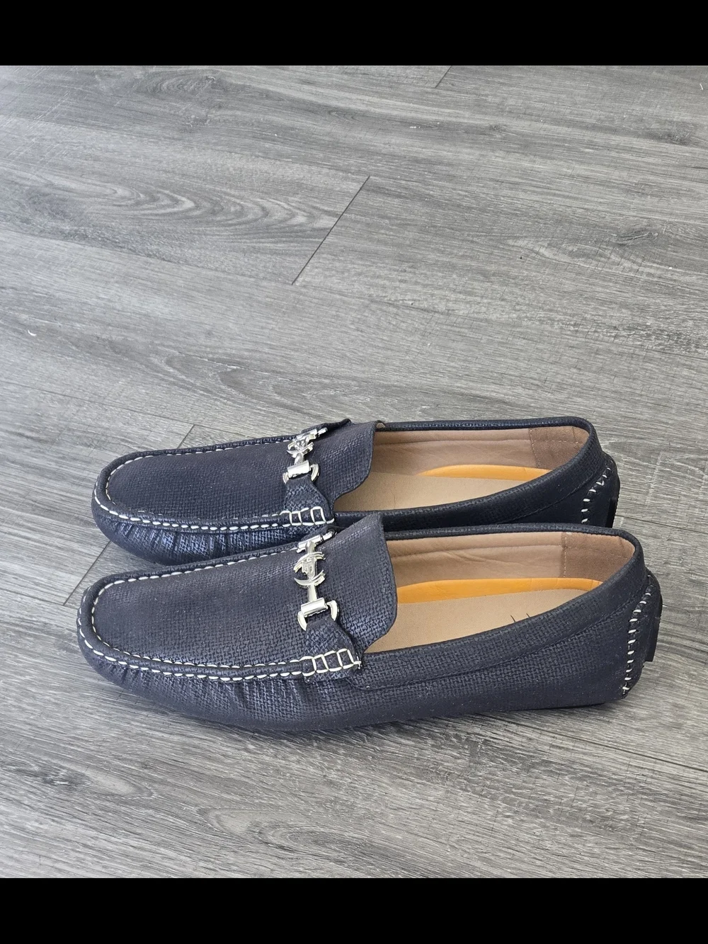 Phat Farm Comfort Tech Navy Horsebit Driving Loafers Men’s Size 13 # 694